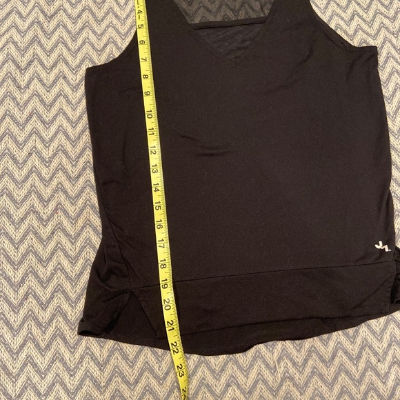 JoyLab Black V-Neck Active Tank Top – XS – Poly/Spandex/Nylon Blend - Picture 6 of 8